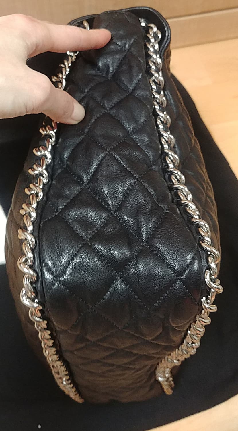 샤넬CHANEL 리미티드 체인 어라운드 맥시은장플랩백 상품이미지7