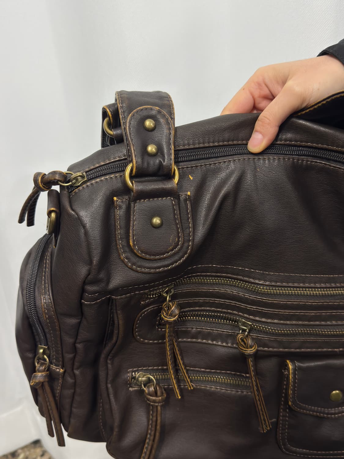 pocket leather bag 상품이미지3