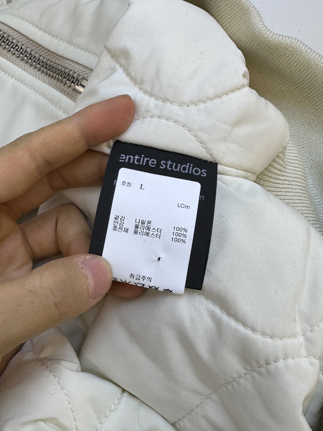 엔타이어 스튜디오 24ss 후드 브로드 봄버 자켓 상품이미지7