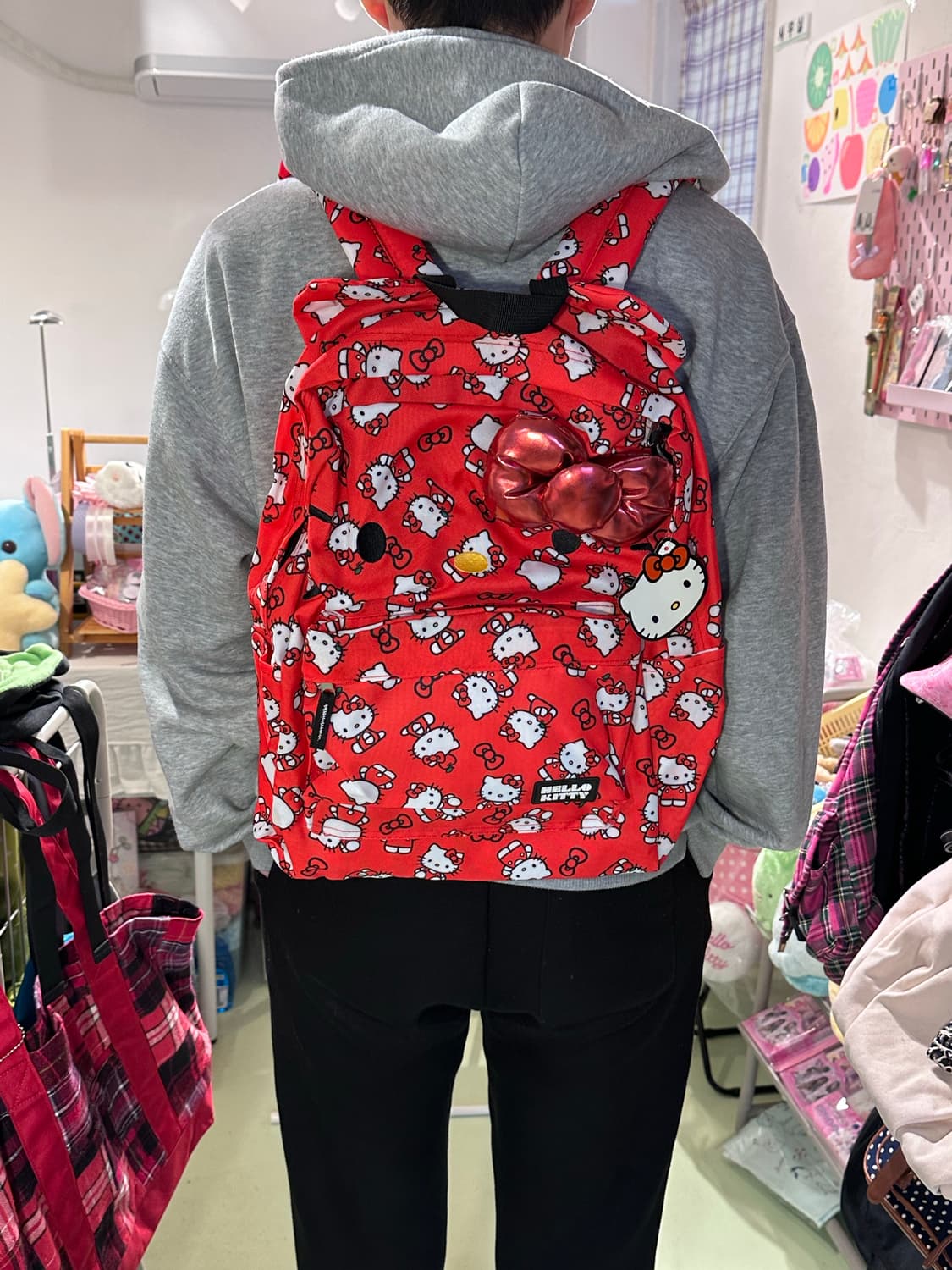 2015 레드 키티 백팩 🎒 상품이미지8