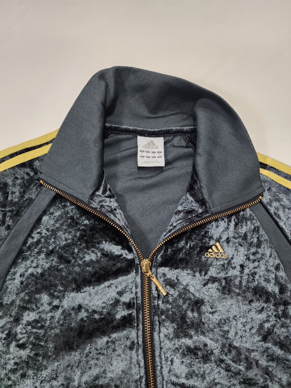 아디다스 일본 벨벳 트랙탑 검골 희귀 져지 상품이미지3