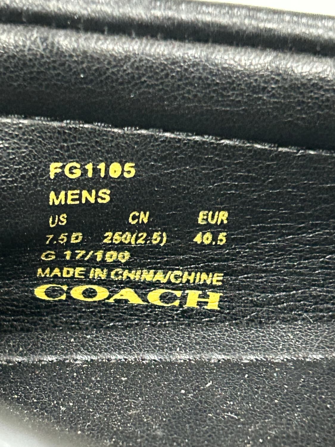 코치 모트 드라이빙 슈즈 250 상품이미지9
