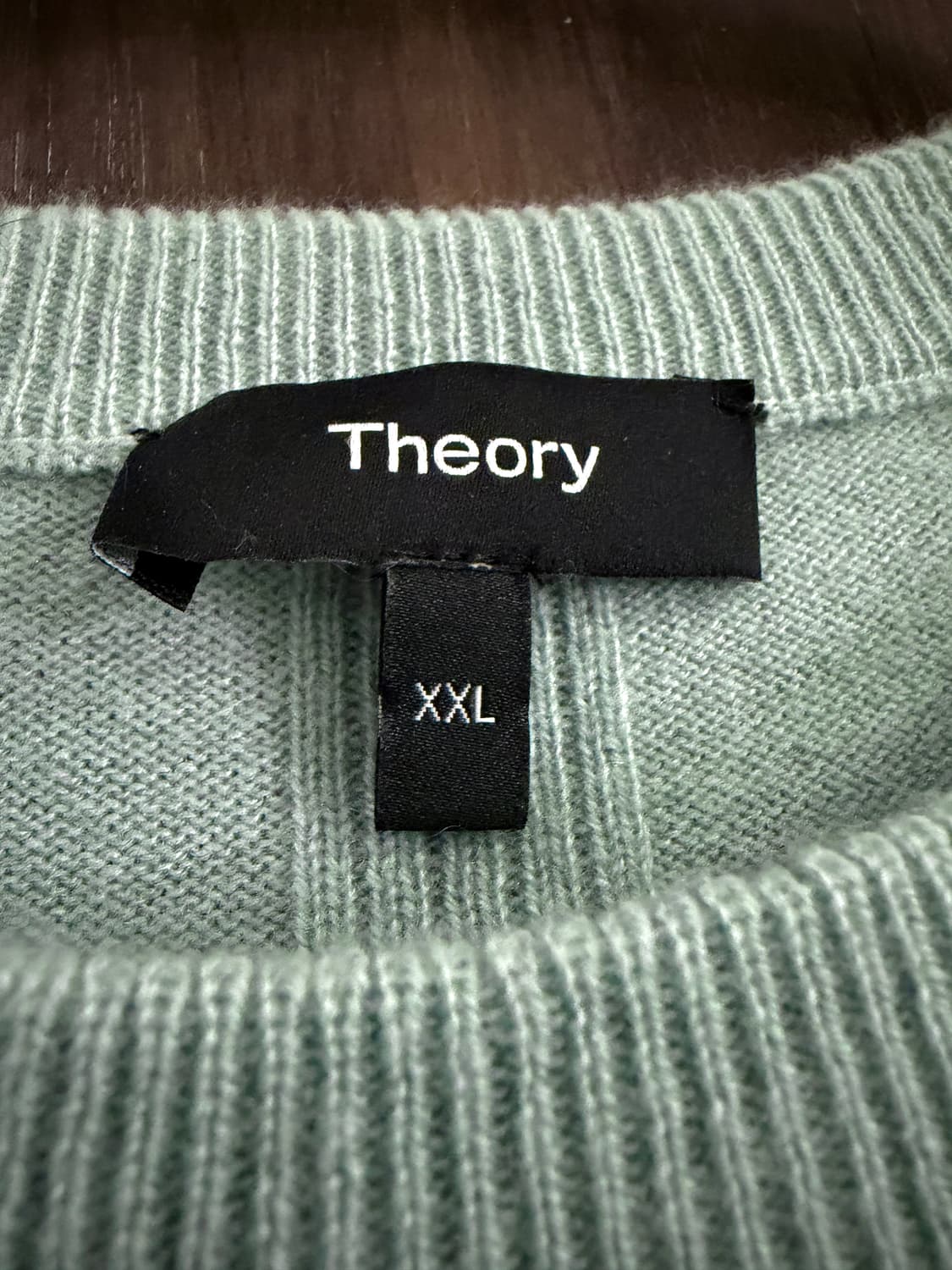 띠어리 캐시미어100 피스타치오 민트 니트 상품이미지4