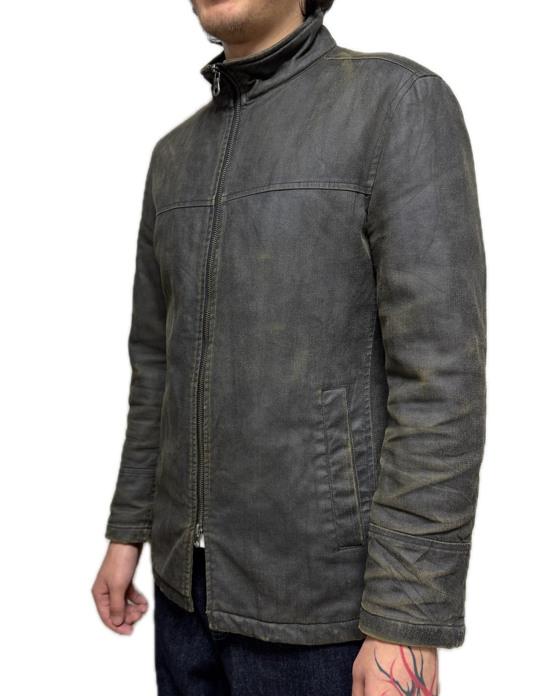 니콜클럽포맨 바이커 레더 자켓 상품이미지3