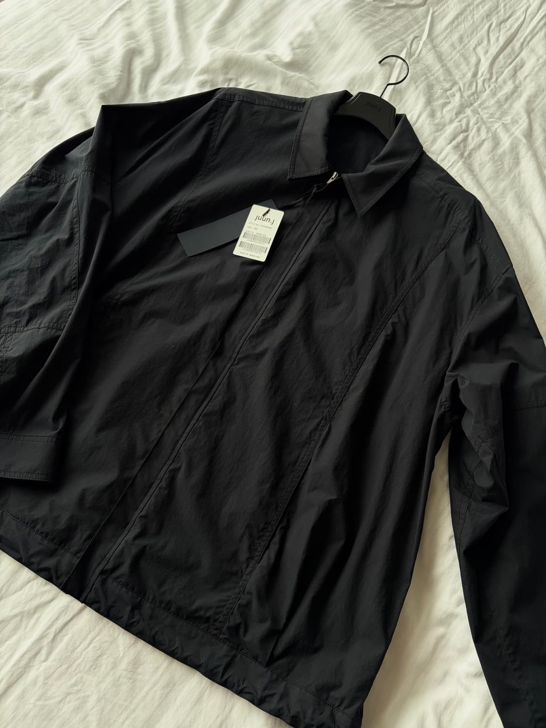 [50] 22ss 준지 코치 집업 셔츠 블랙 상품이미지1