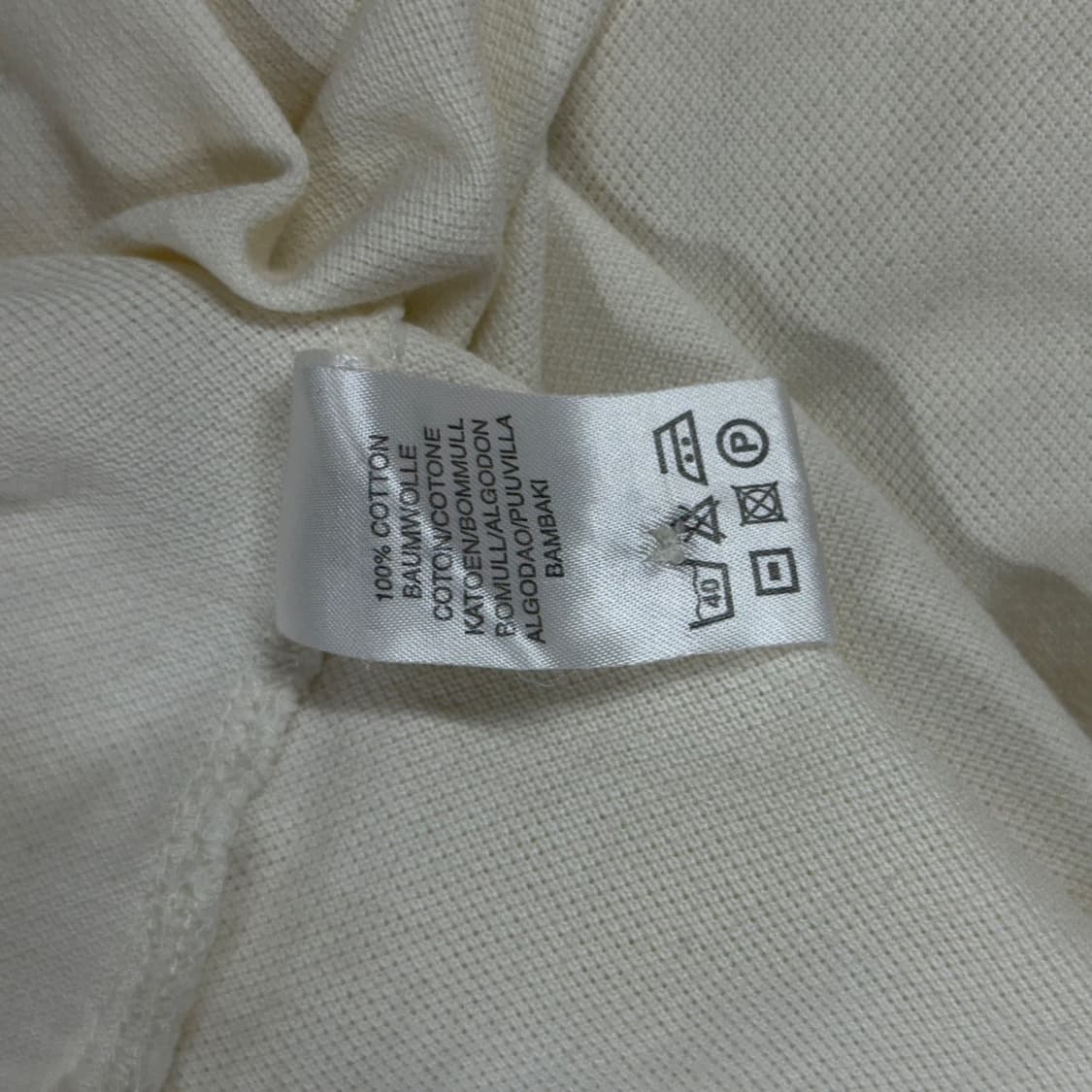 [해외M] 버버리 런던 아이보리 체크 카라 반팔 폴로티 상품이미지9