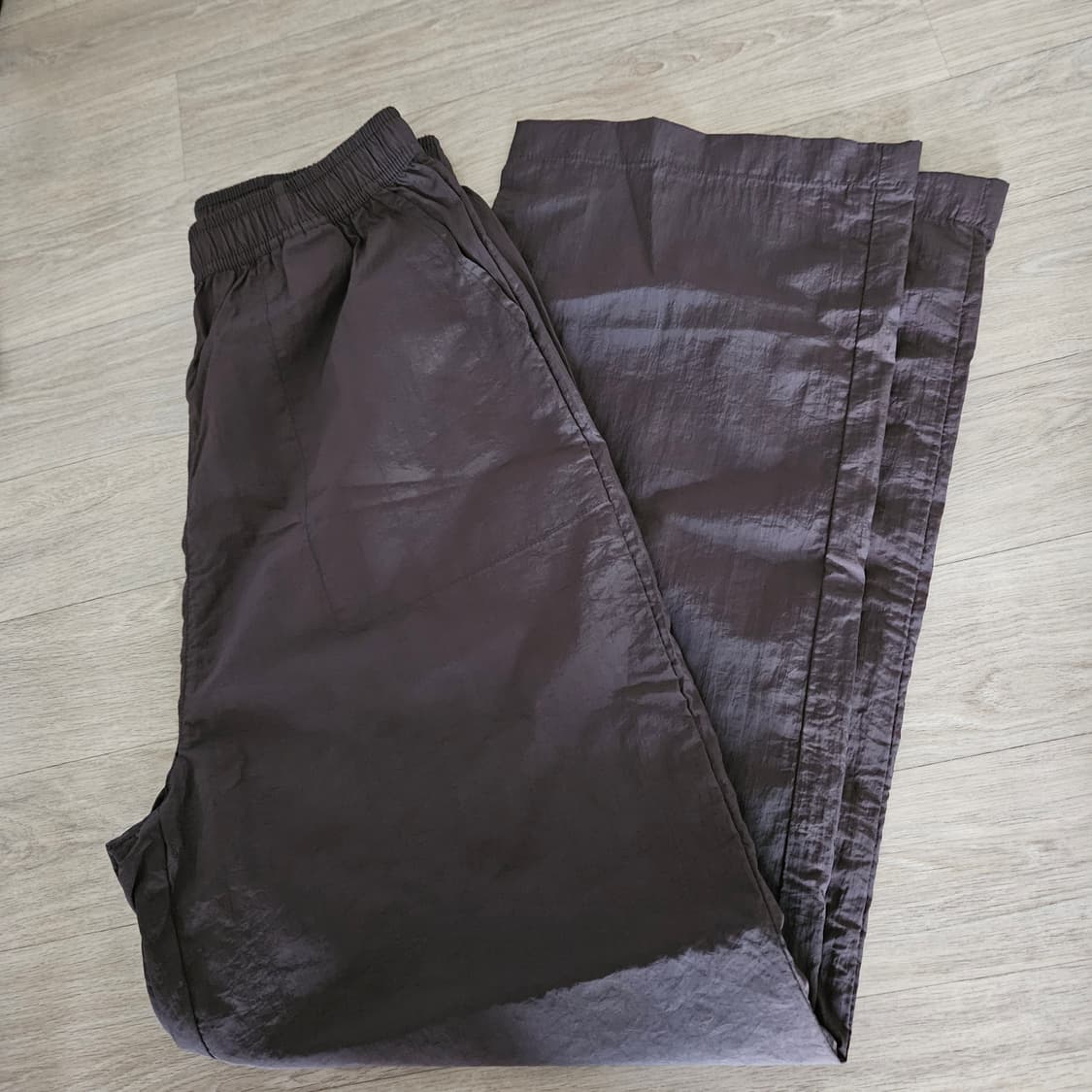 스파오 화섬 나일론 팬츠 S 챠콜 상품이미지5