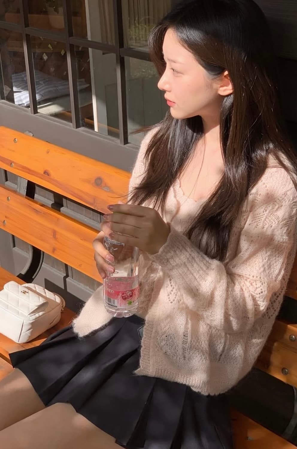 윤슬샵 비 플리츠 스커트 _ 브라운 1 (택달린 새상품) 상품이미지2