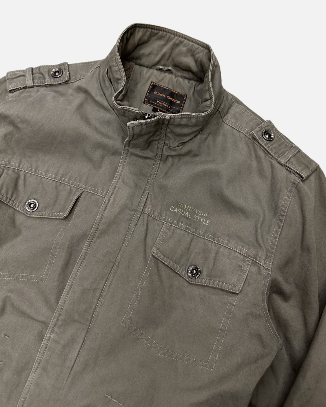 vintage khaki military field jakcet 상품이미지3