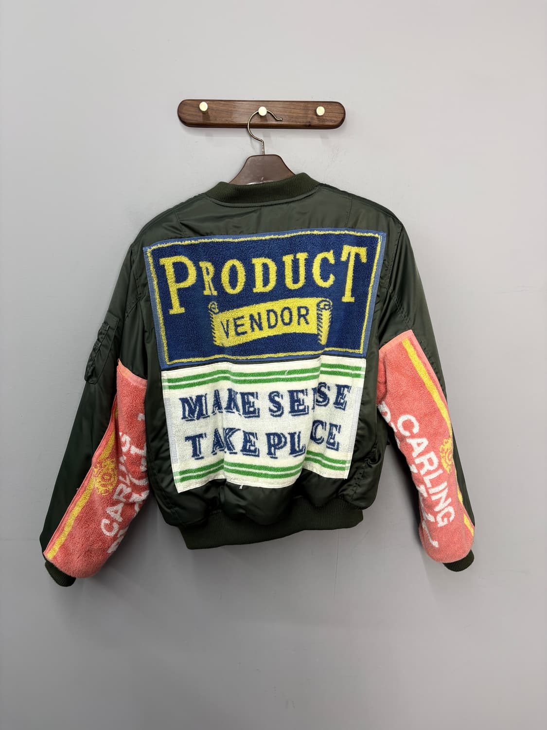 SEOUL COLLECTION 스트리트웨어 패치 항공점퍼A3705  상품이미지4