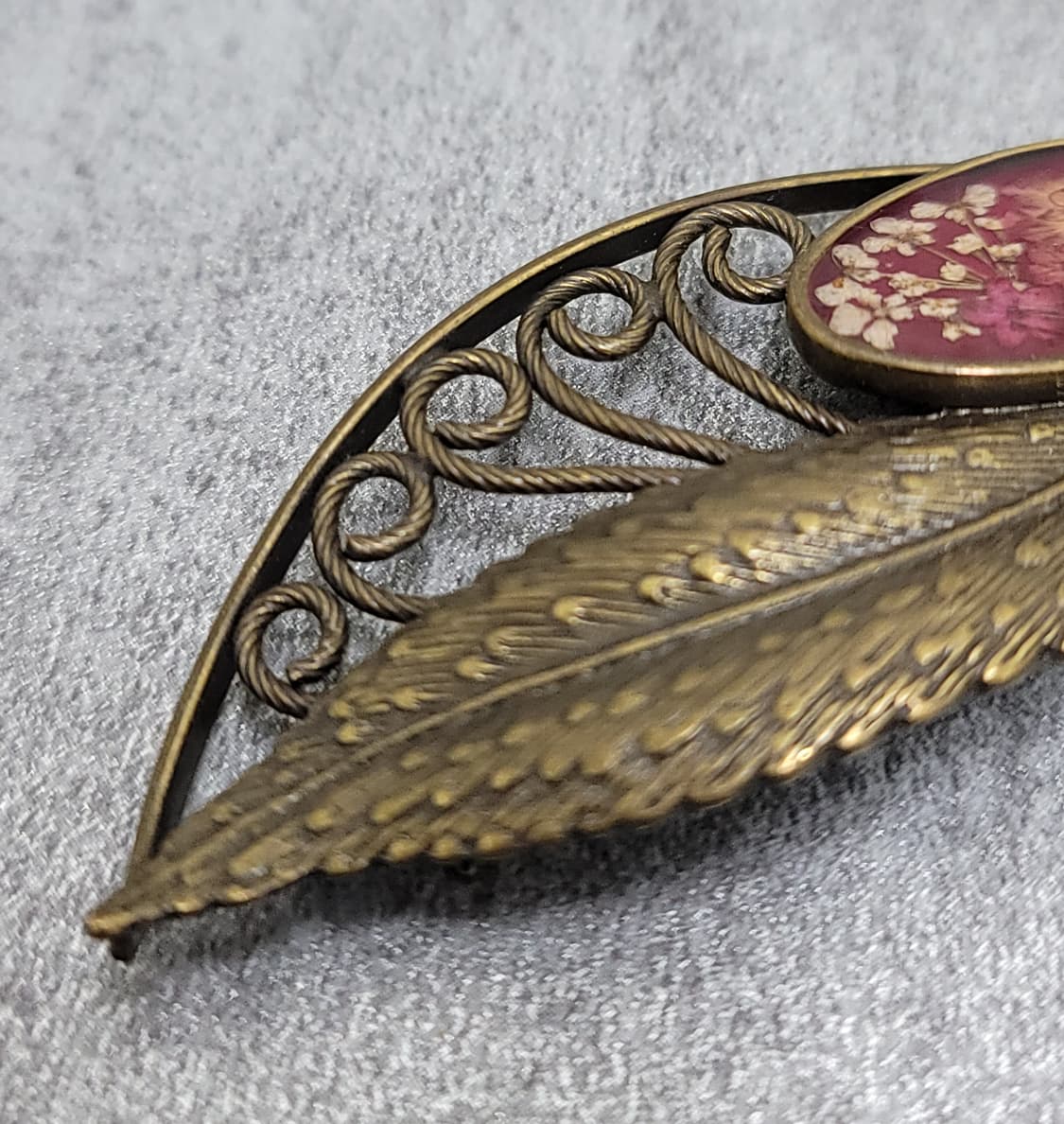 드라이플라워 빈티지브로치 상품이미지3