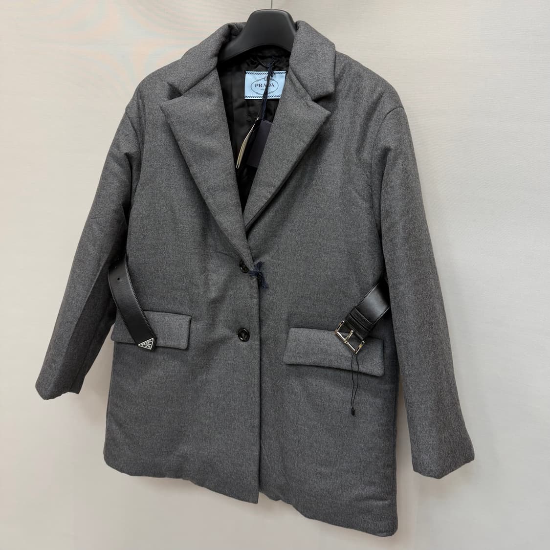 프라다 벨티드 캐시미어 싱글 패딩 자켓 (44~55 ) 상품이미지3