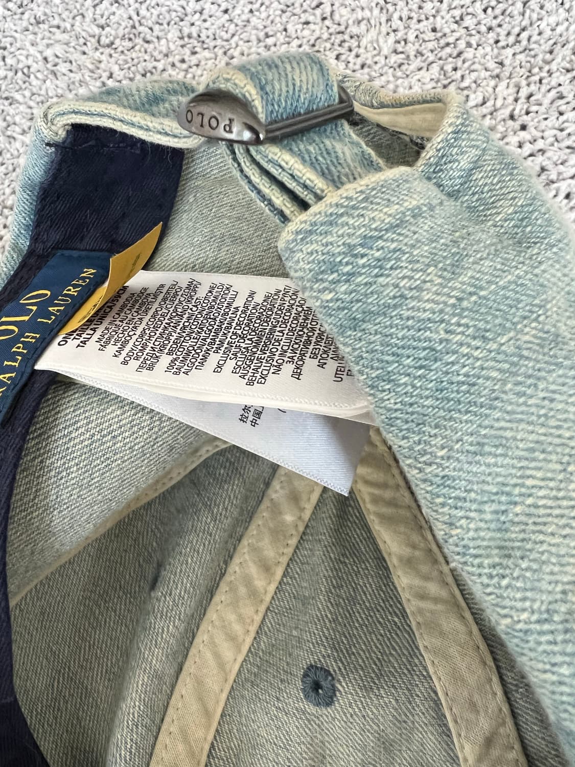 폴로 랄프로렌데님 볼캡 상품이미지6