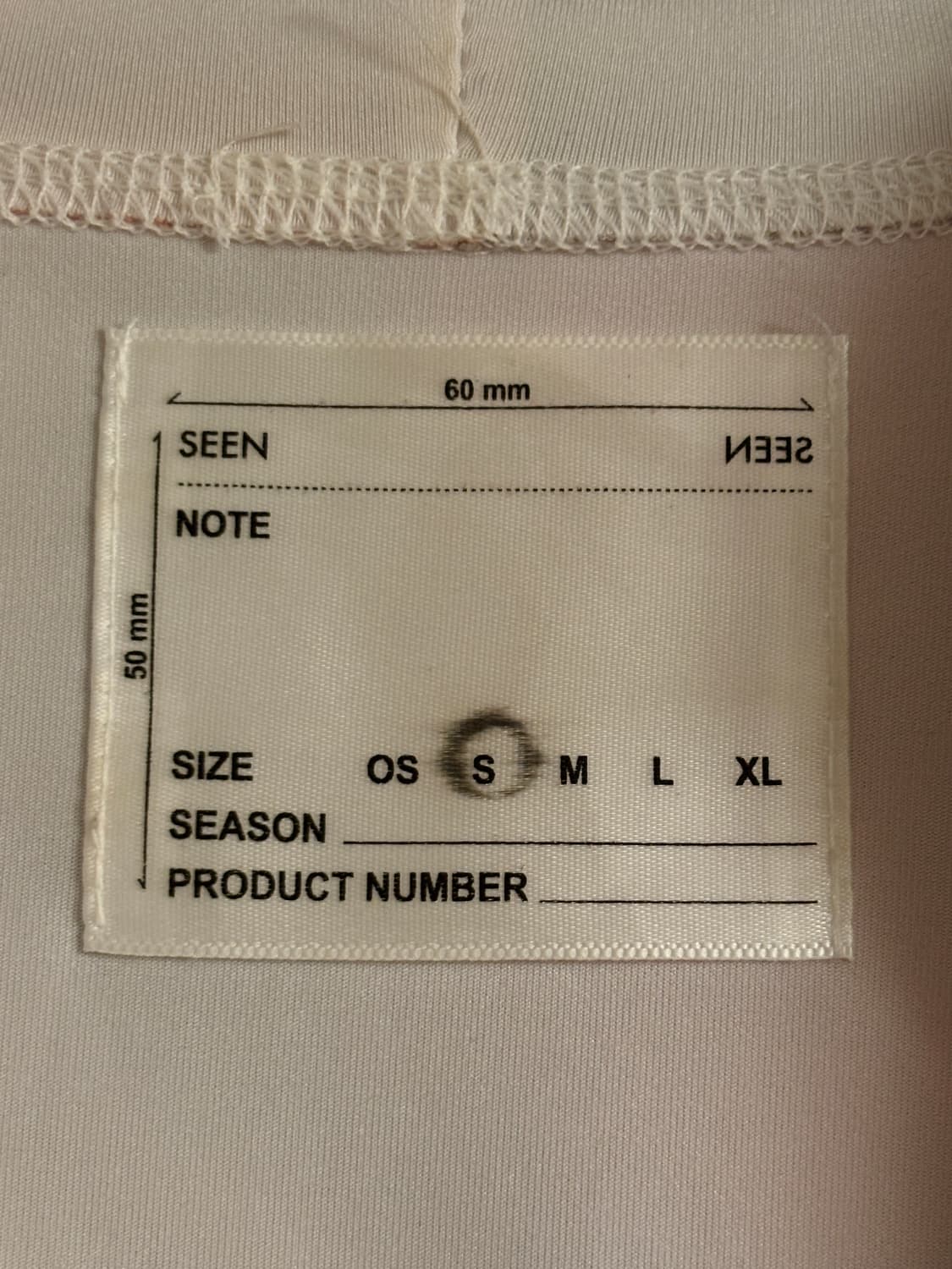 seen 씬 프린팅 후디 S 상품이미지4