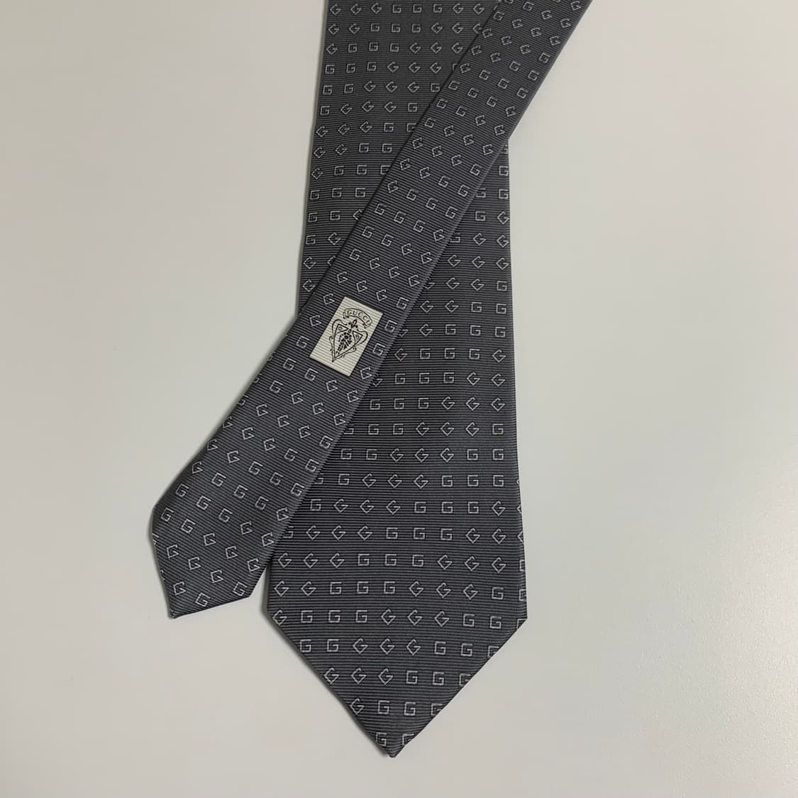 구찌(GUCCI) GG로고플레이 명품넥타이 100실크 이태리 A등급 상품이미지3