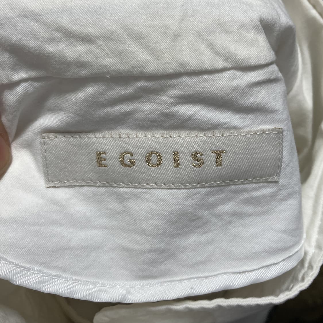 에고이스트 여성롱집업자켓 면 화이트 FREE 상품이미지4