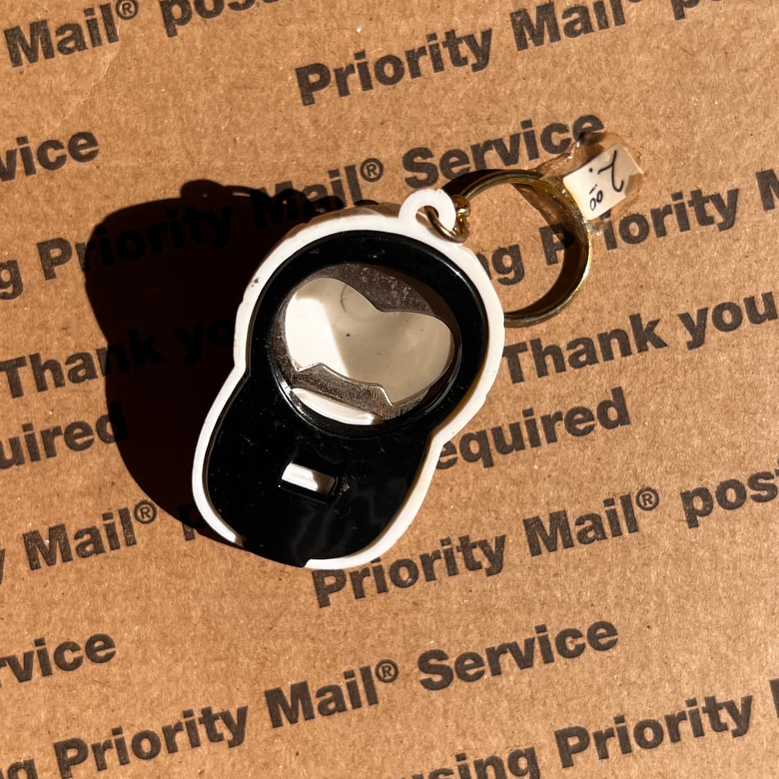 90s vtg Soccer Cap Opener Keyring 상품이미지2