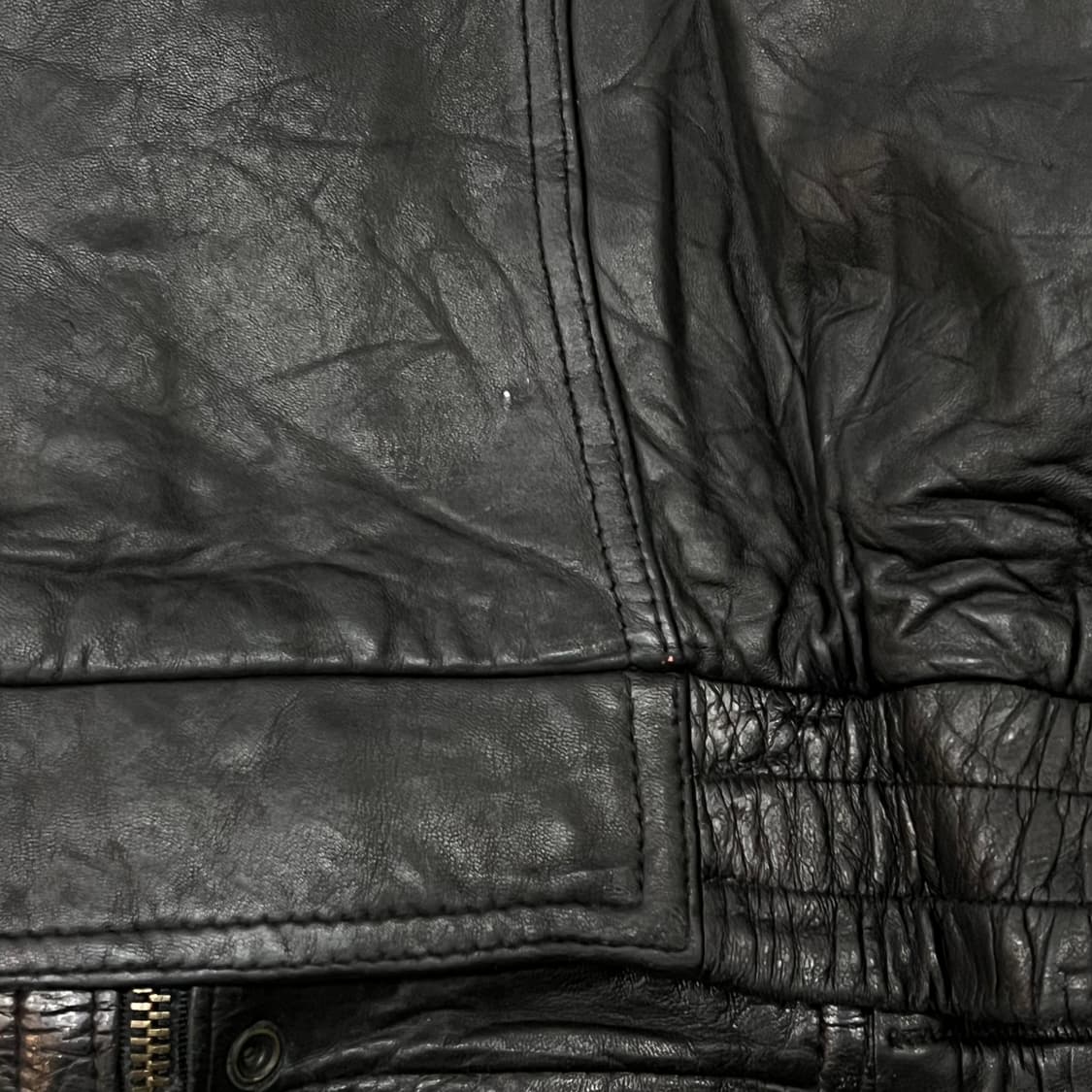  WINLIT 레더 카라 블루종 y14903 상품이미지5