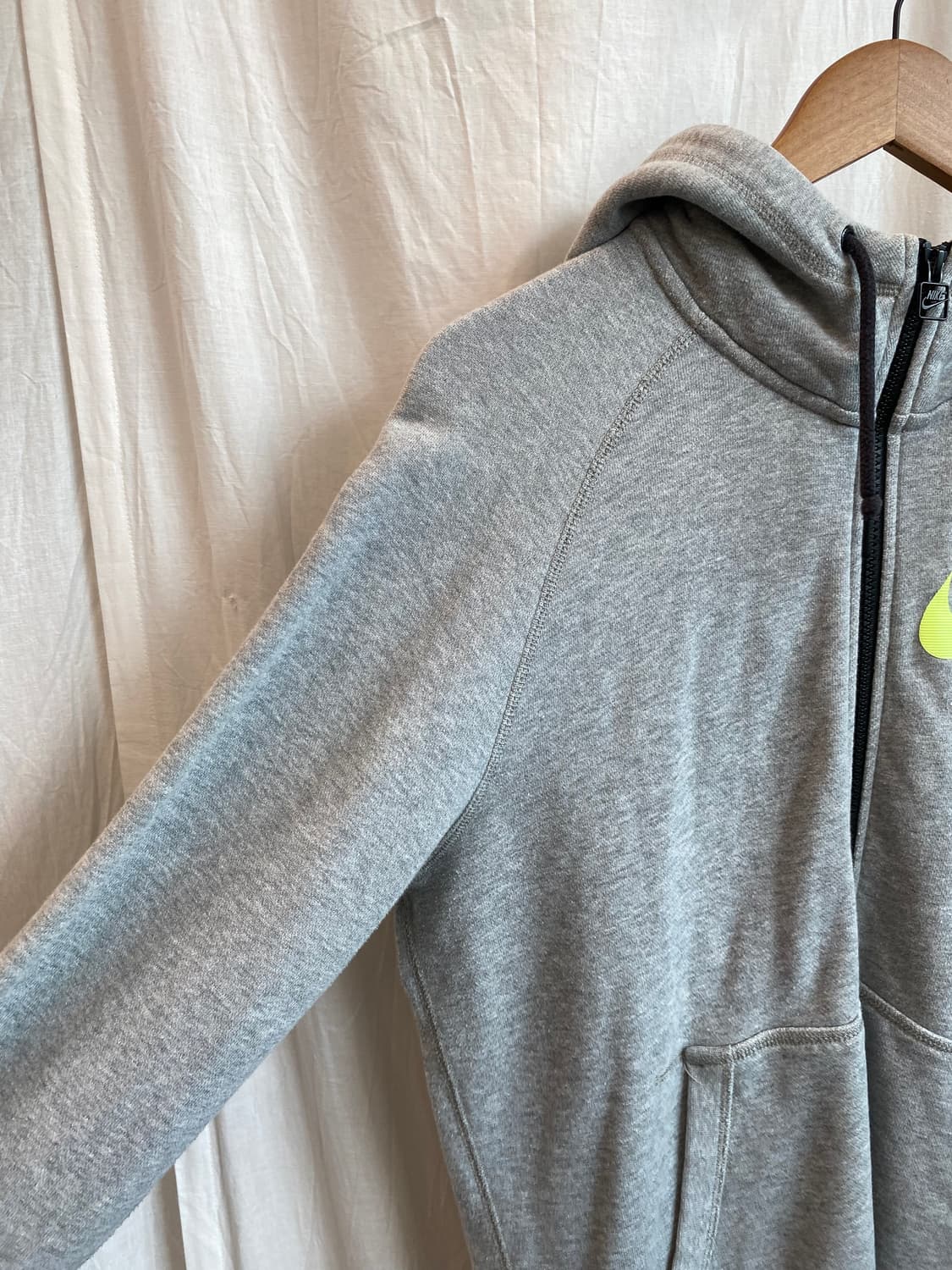 NIKE 그레이 후드집업자켓(MEN L) 상품이미지4