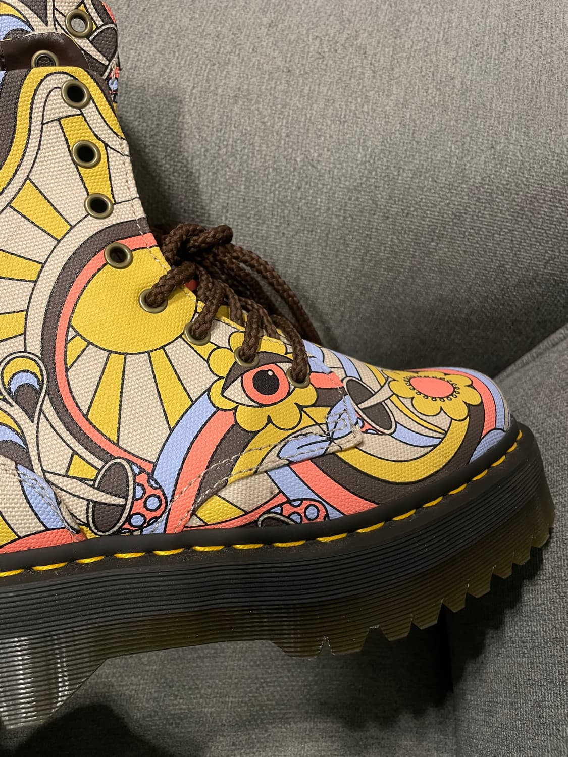 닥터마틴 제이든 패턴 사이드 집업 부츠 uk6 상품이미지4