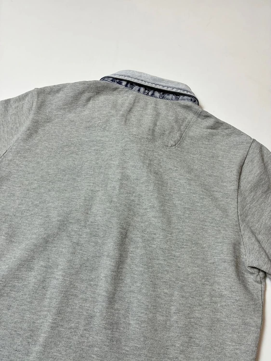 디젤 00's 스틸로고 데님 카라 반팔 티셔츠 PN9191 상품이미지6