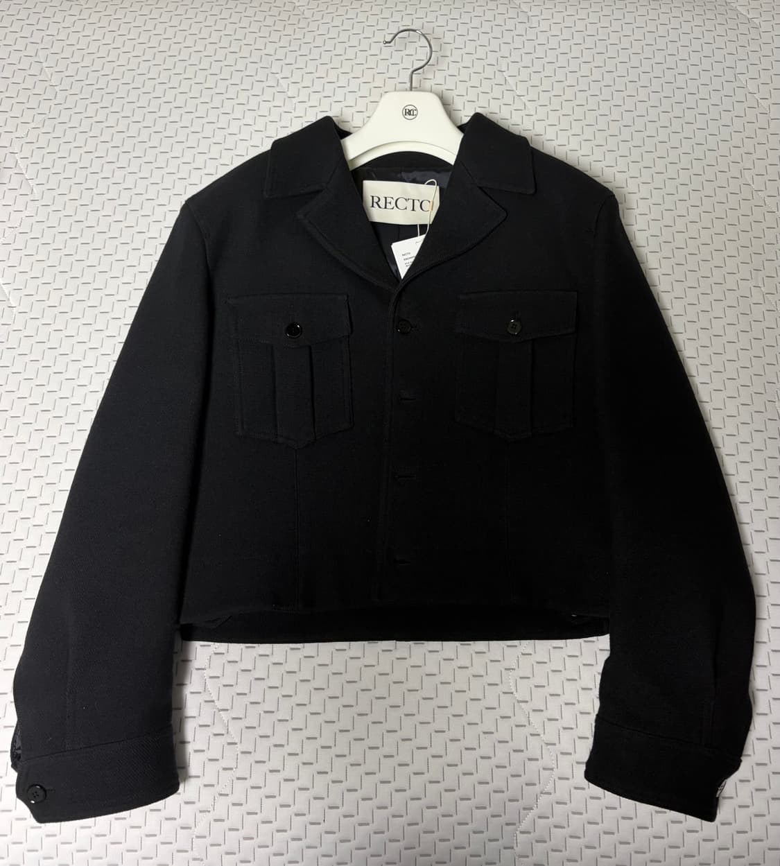 (새상품) 렉토 24fw 카일 밀리터리 숏 자켓 S 상품이미지1