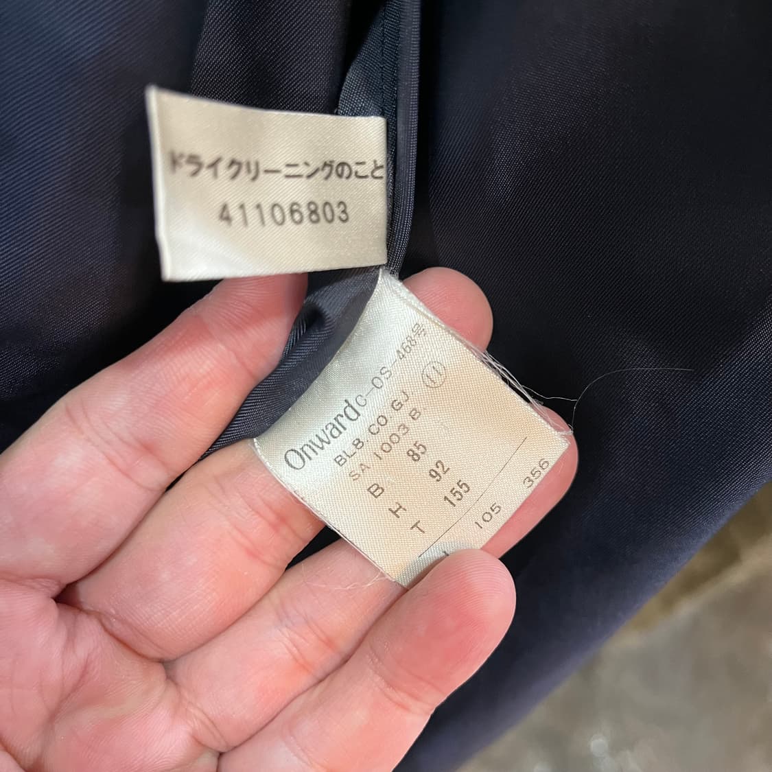 90s 제이프레스 타탄체크 울 코트 상품이미지7