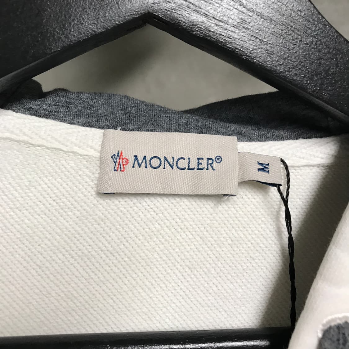 몽클레어 화이트 후드 집업 M 상품이미지5