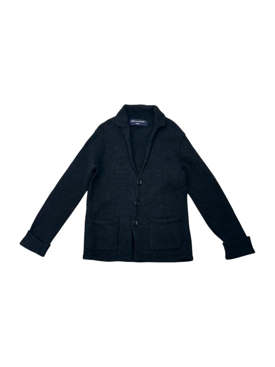 꼼데가르송 옴므 울 니트 가디건 상품이미지1
