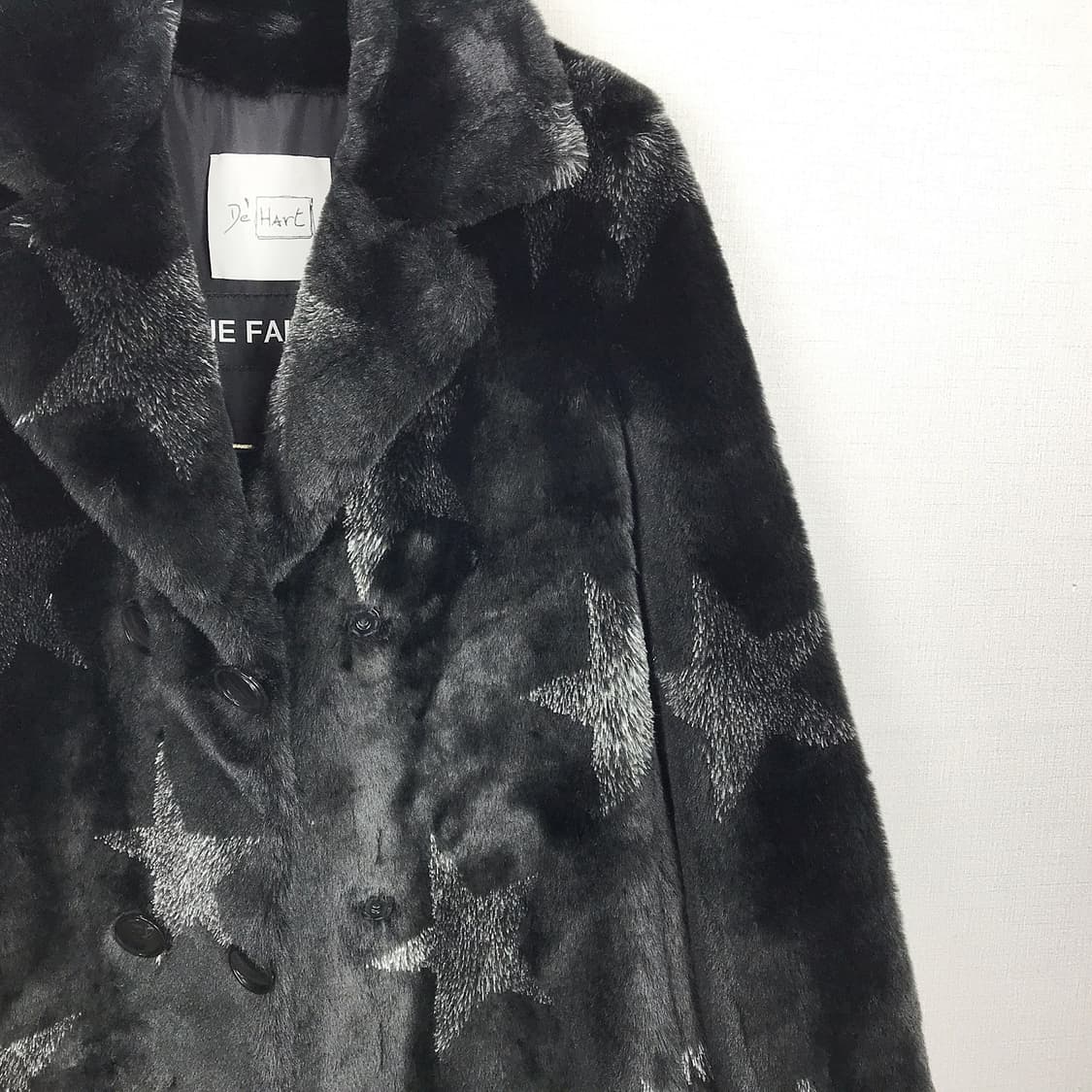 디하트 De'Hart 페이크퍼 하프 코트 여성38 상품이미지4