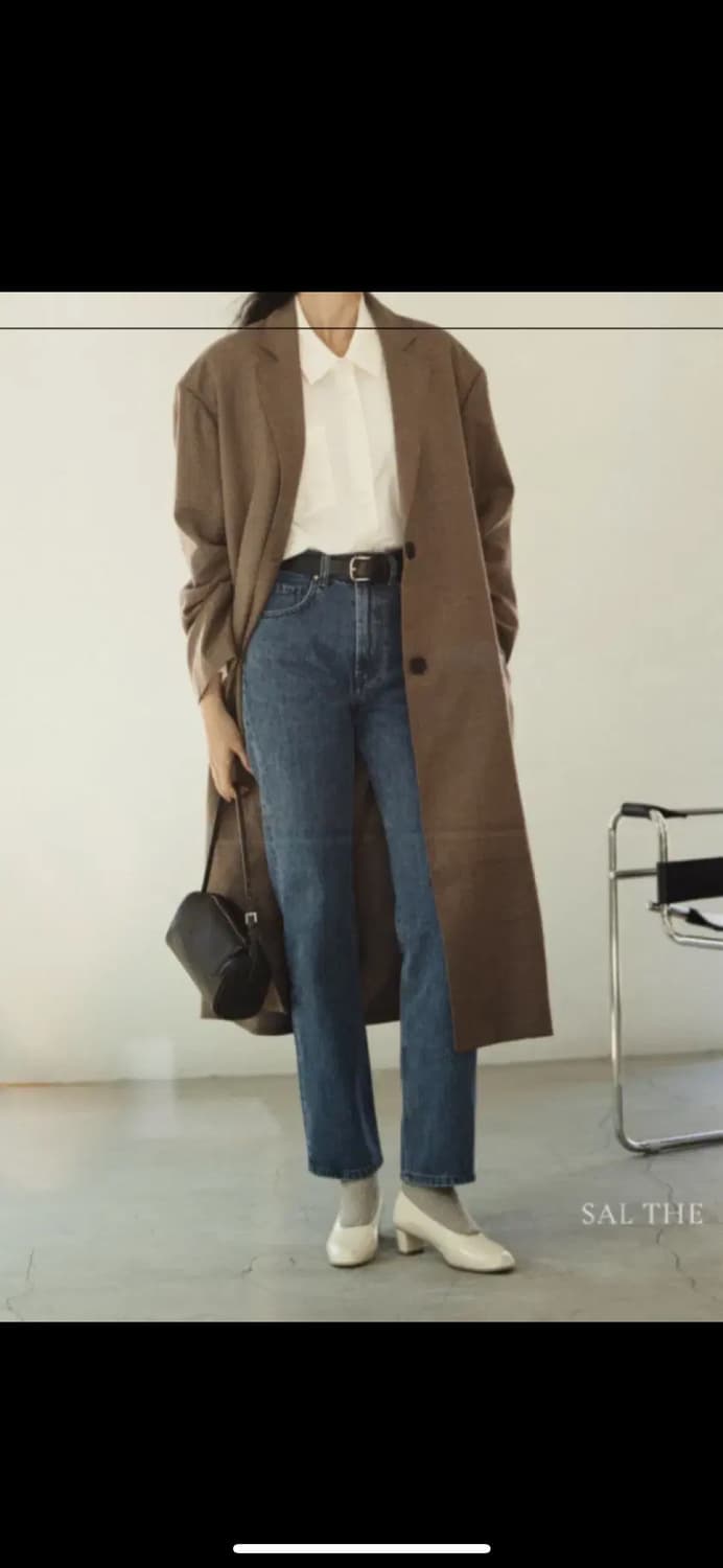 SAL THE 오가닉 코튼 스트레이트 레그 진 M 상품이미지3