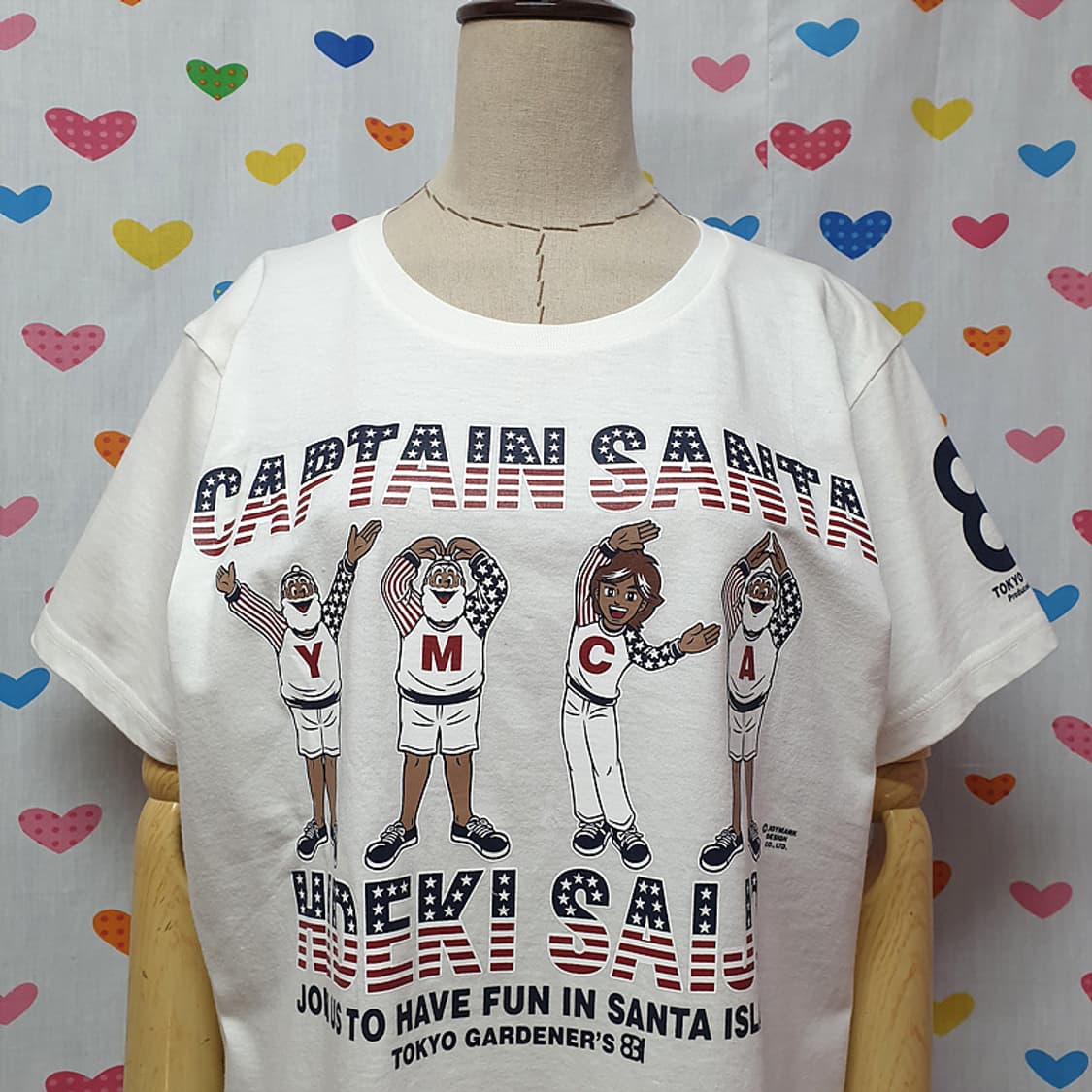 30주년 캡틴산타 사이죠히데키 그래픽 캐릭터패턴 프린팅 프린트 반팔티셔츠 상품이미지1