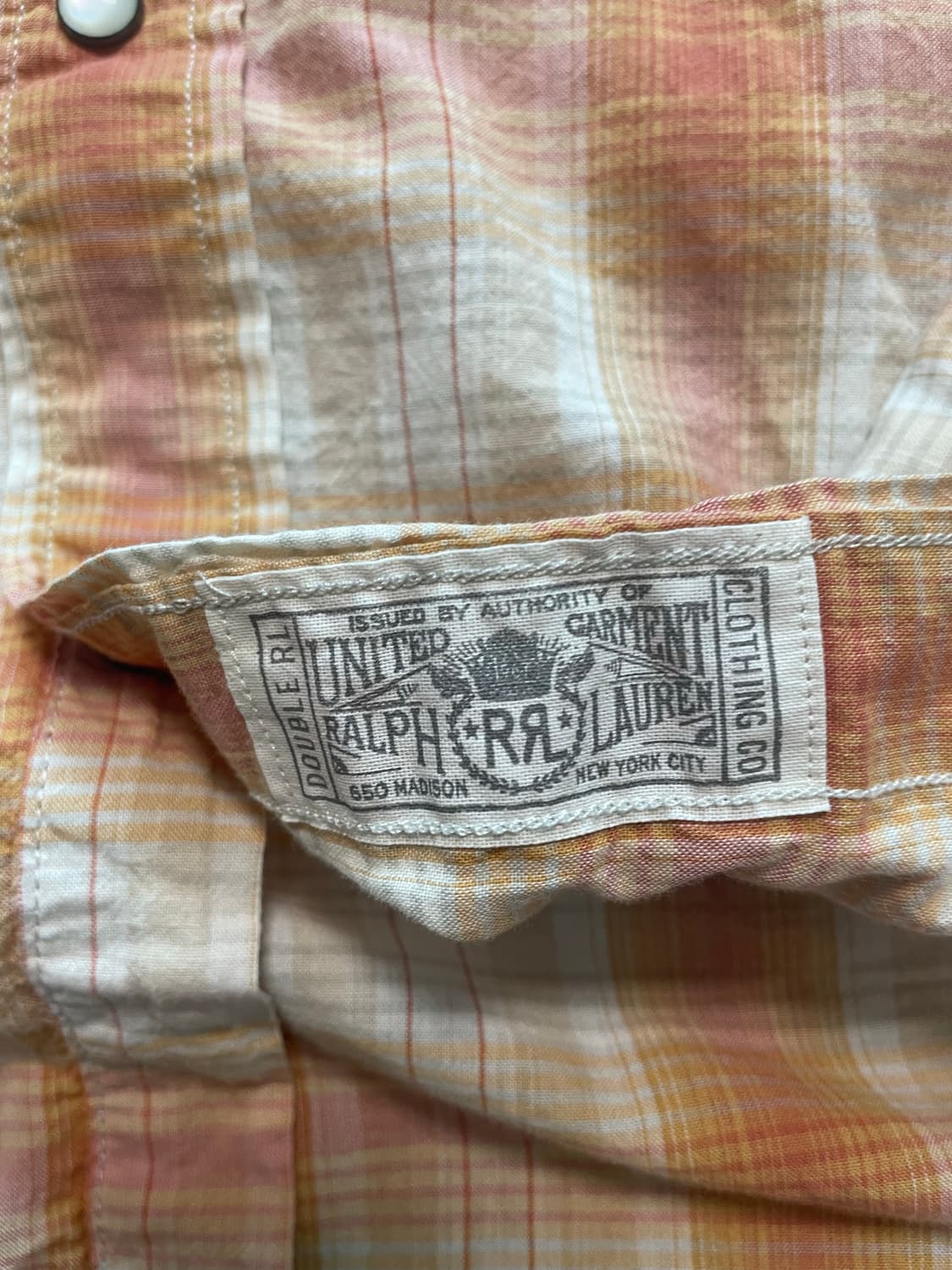 RRL 웨스턴셔츠(M) 상품이미지6