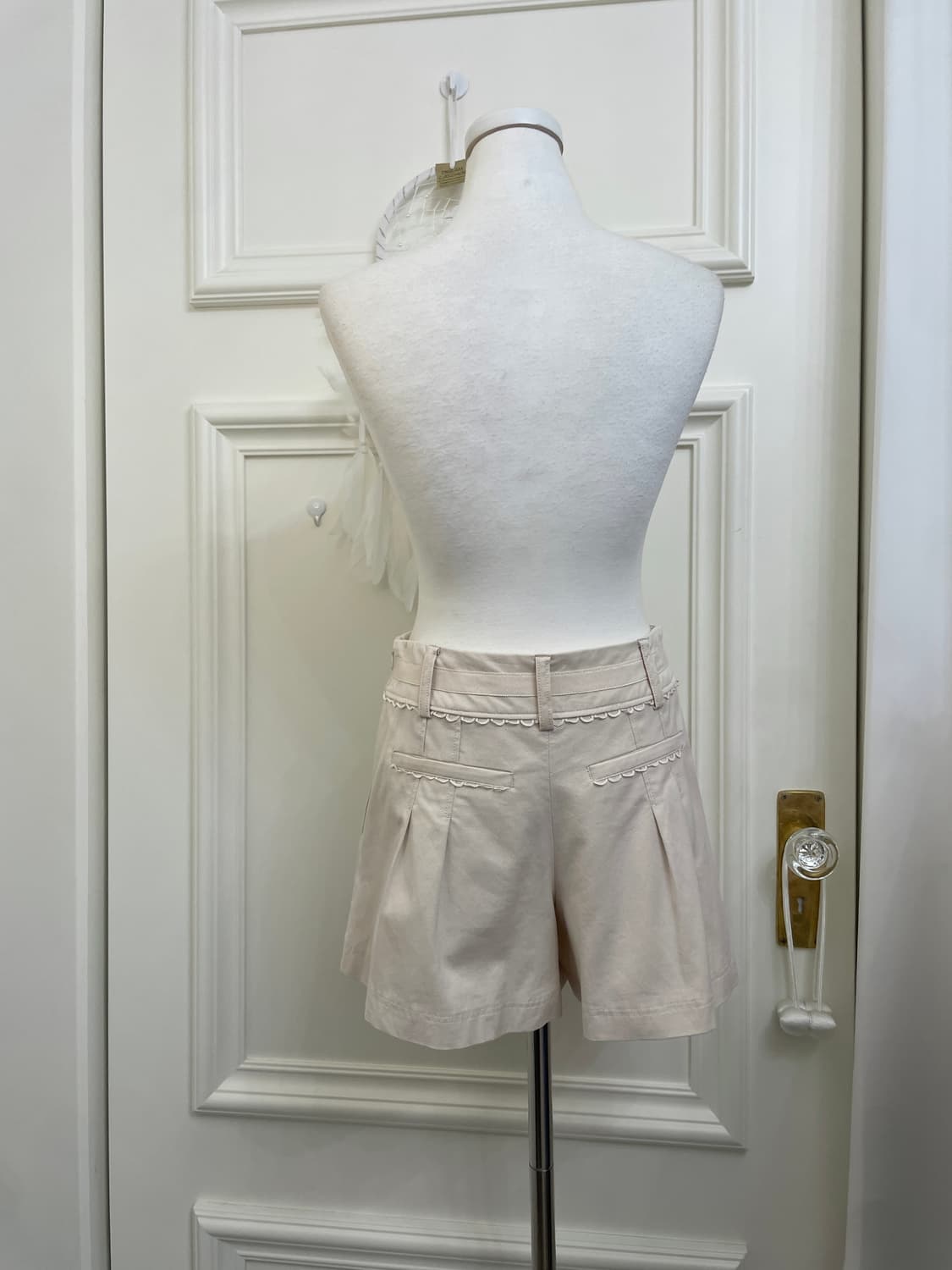sheer pink bow point lovely mini pants 상품이미지3