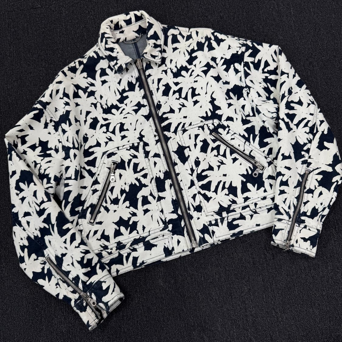 겐조 프린팅 코팅 데님 자켓 상품이미지3