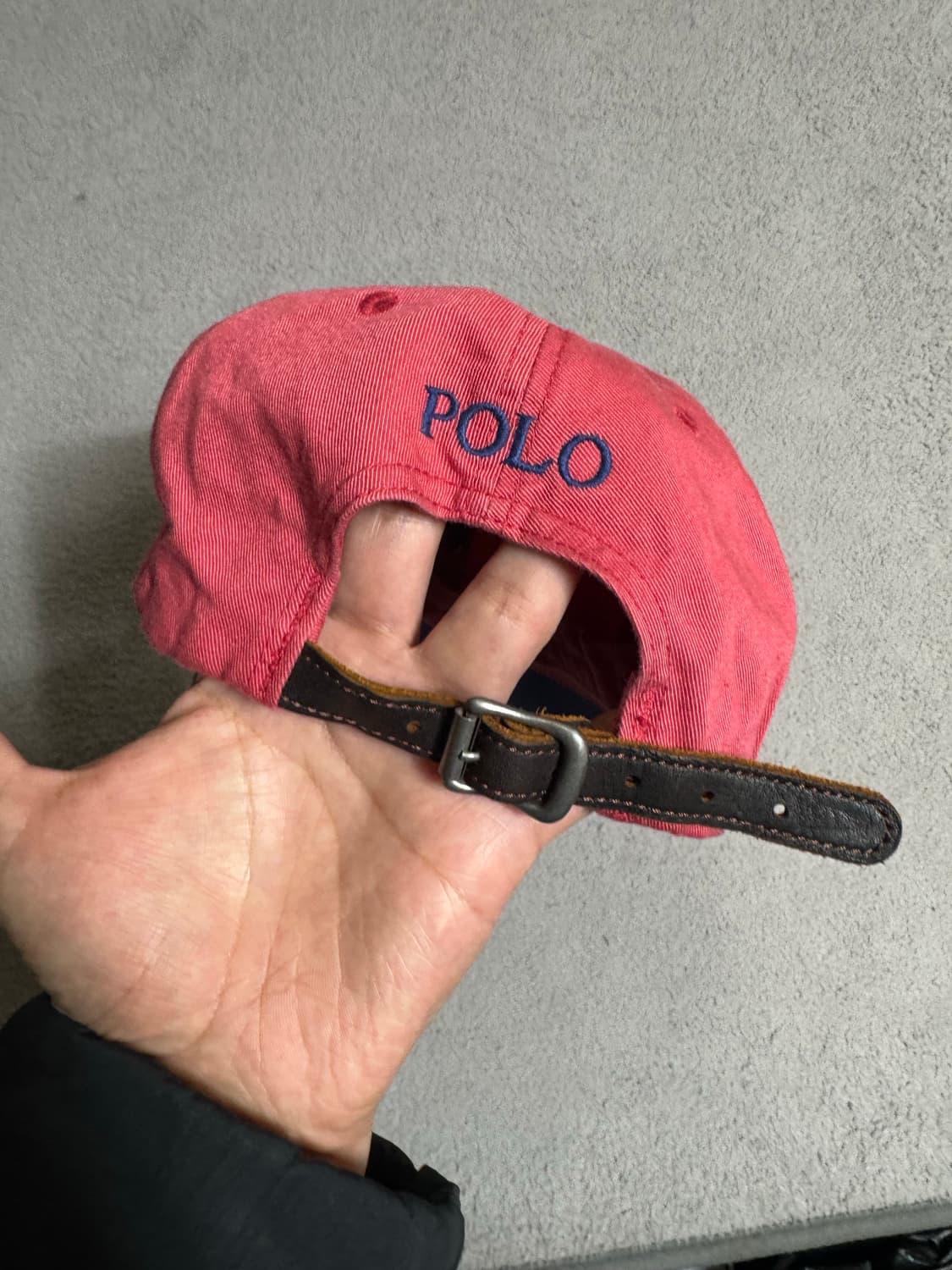 희귀컬러 / polo 폴로 빈티지 코랄핑크 볼캡 모자  상품이미지2