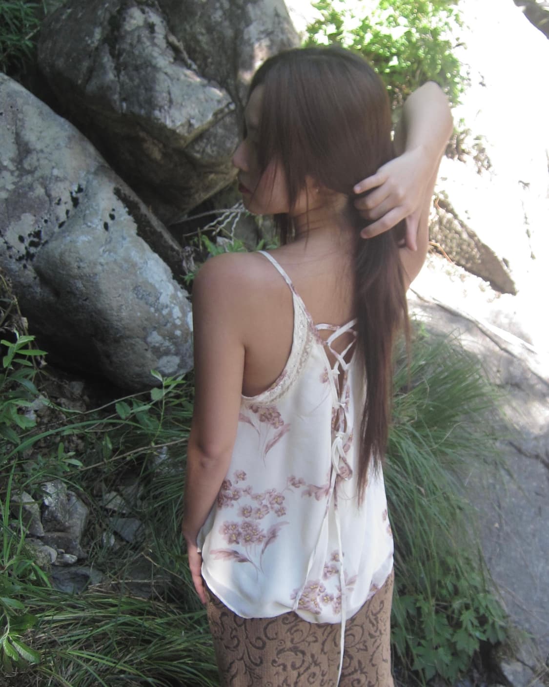 vintage flower sleeveless top 상품이미지6