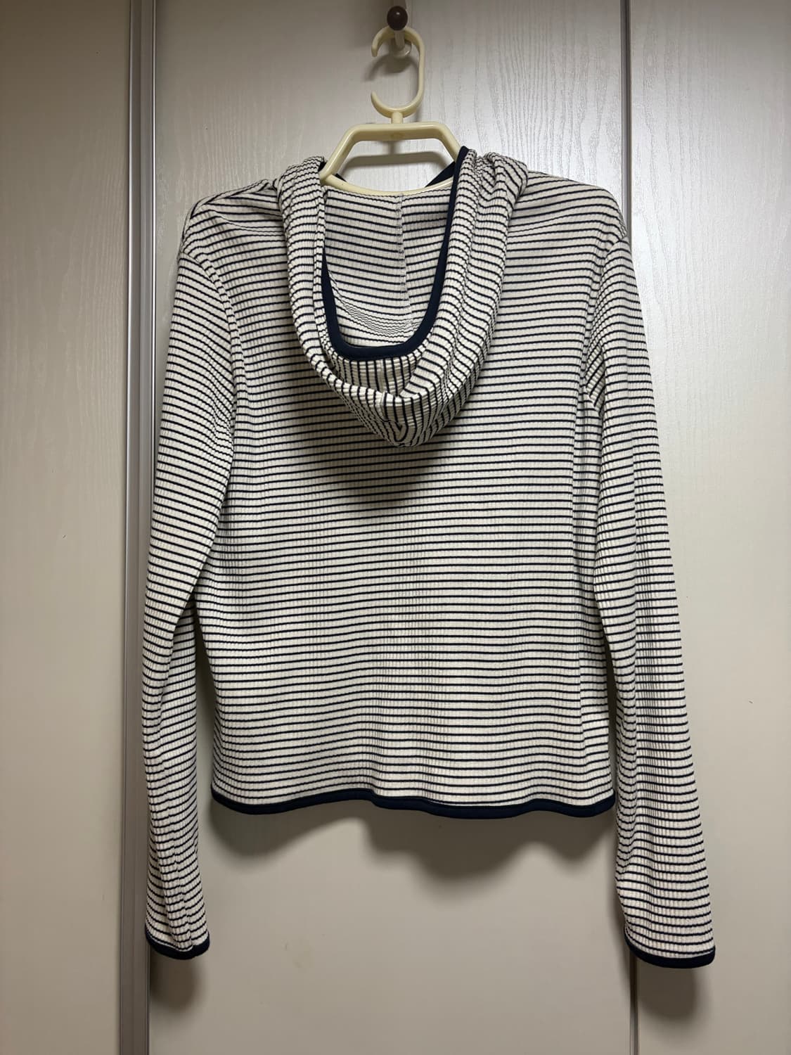 스트라이프 후드(착샷0) 상품이미지2