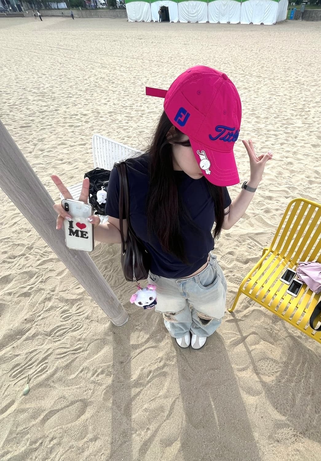 Hot pink cap 상품이미지2
