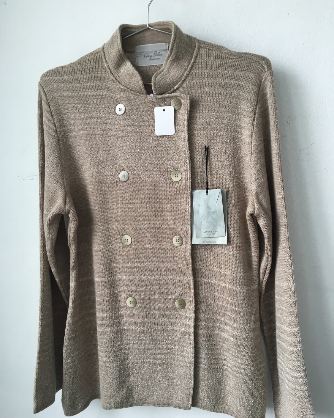 Double button knit jacket 상품이미지4