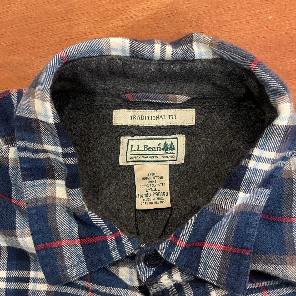 (L) L.L.Bean 엘엘빈 플란넬 체크 셔츠 상품이미지10