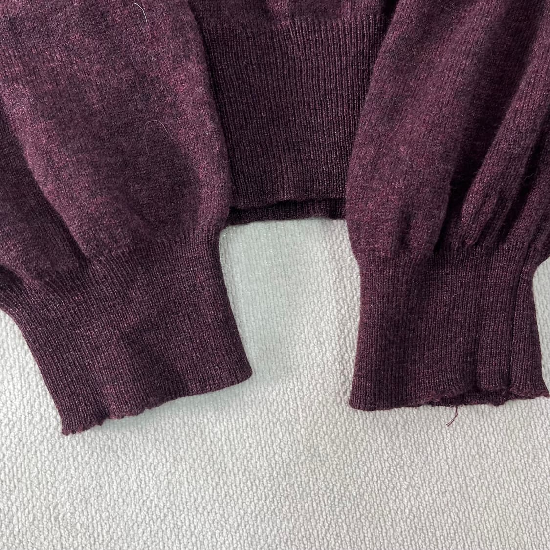 100 폴로랄프로렌 엘보우 패치 버거딘 울 니트  상품이미지7