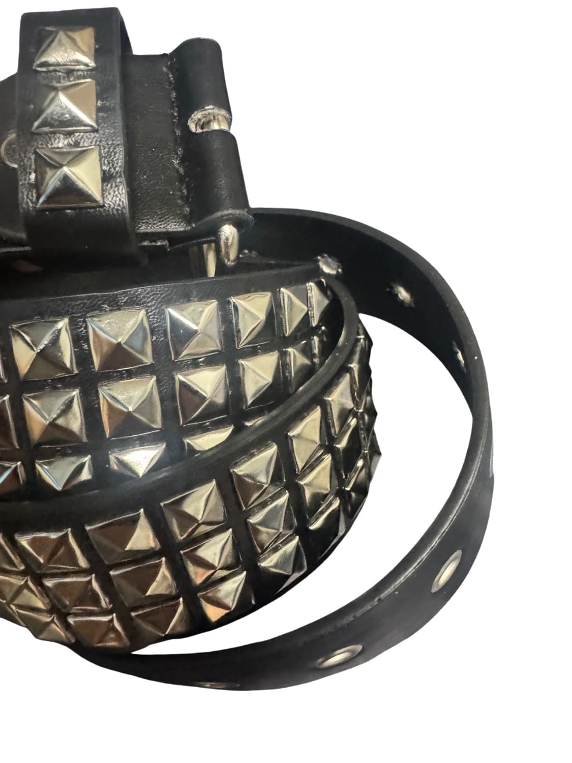 stud leather belt 상품이미지2