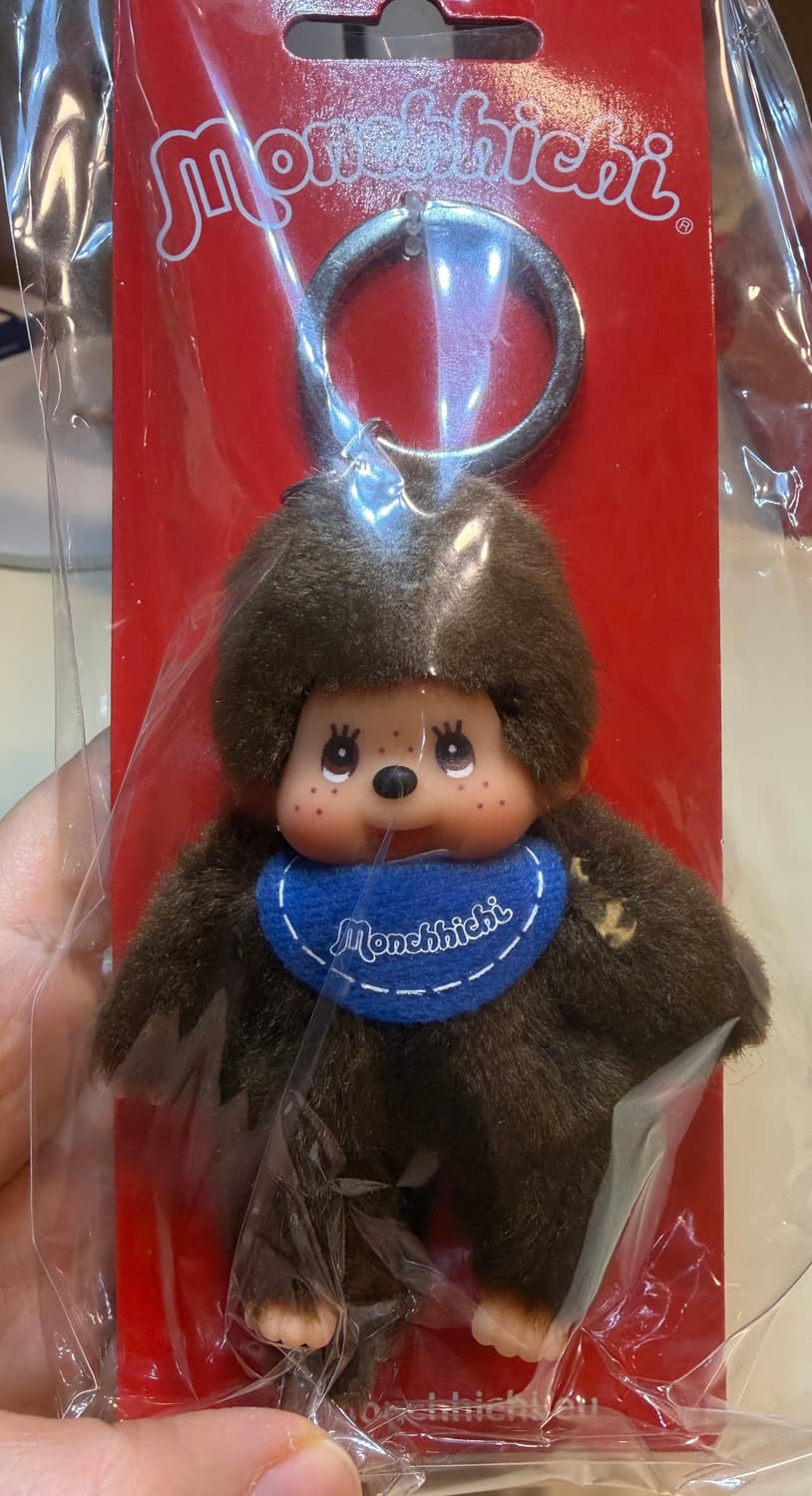 몬치치 유럽 클래식 미니 키링 미개봉(파란턱받이 남아) 상품이미지1