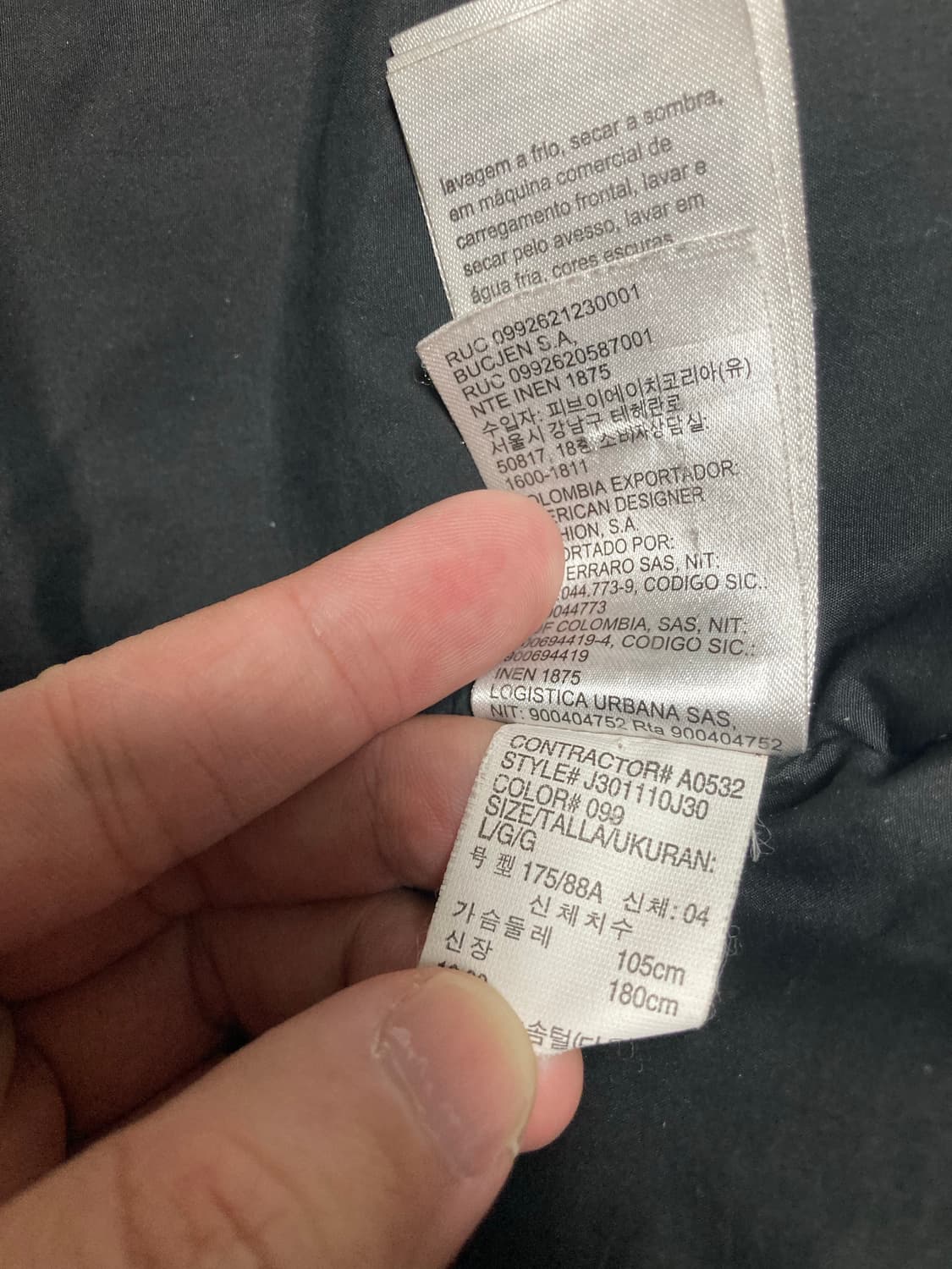 캘빈클라인 CK 퀼팅 덕다운 패딩 점퍼 100-105 상품이미지5