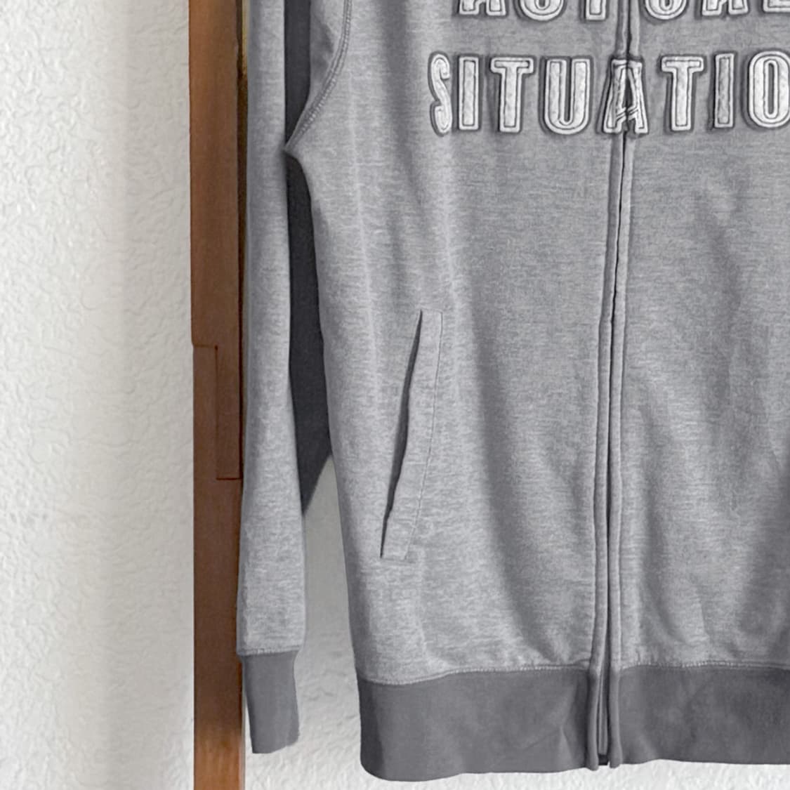 소프트 그레이 보아 집업 상품이미지3