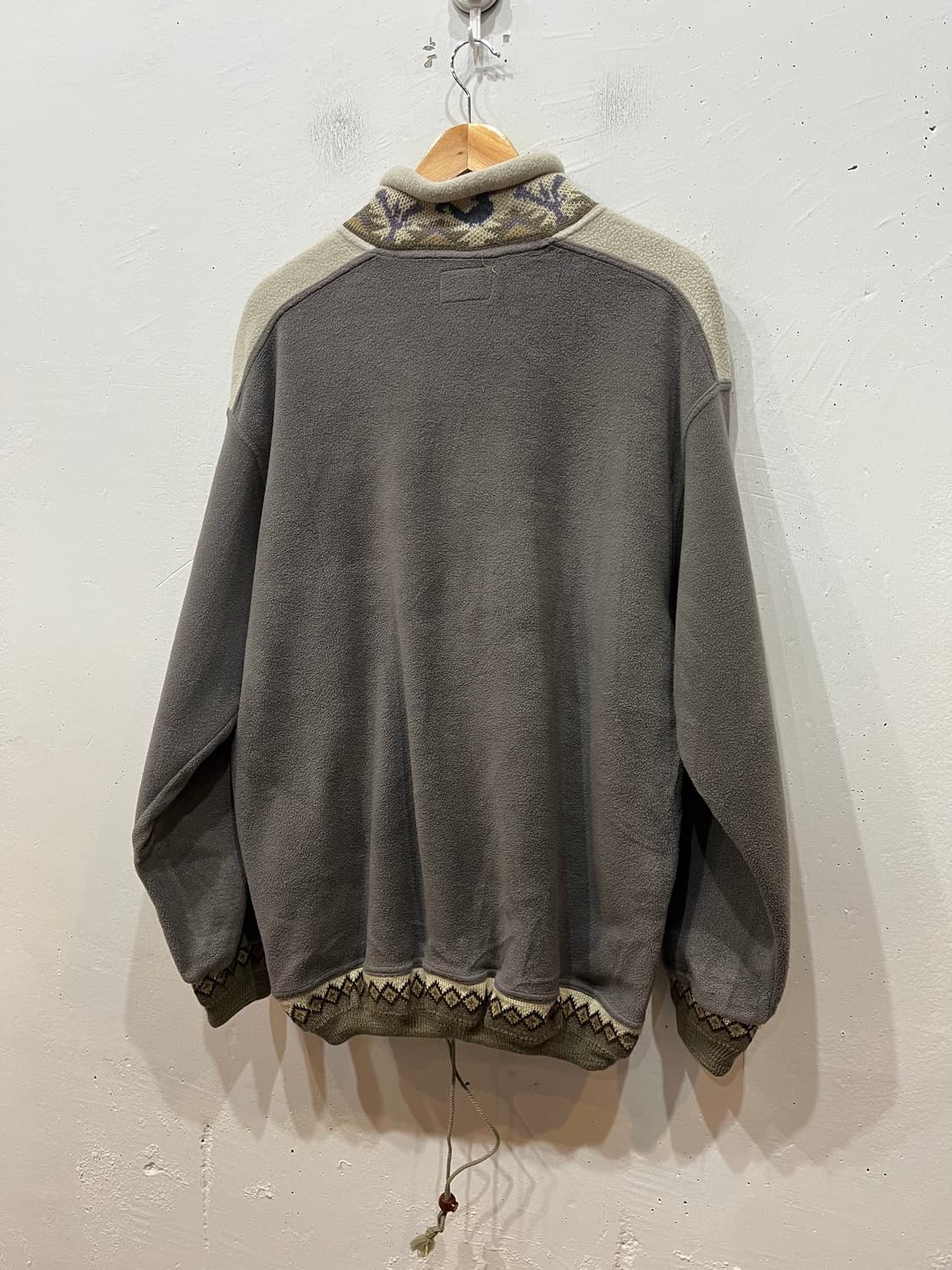 Mc Ross 에스닉 빈티지 반집업 풀오버 후리스 상품이미지7