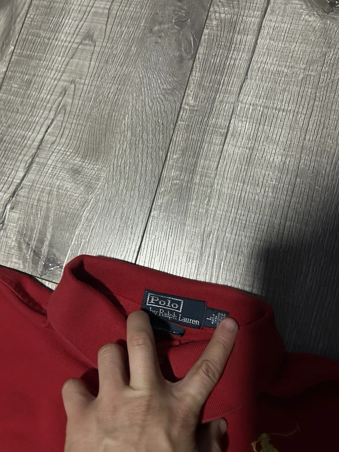 폴로 랄프로렌 블랙와치 빅포니 반팔 카라티 레드 상품이미지2