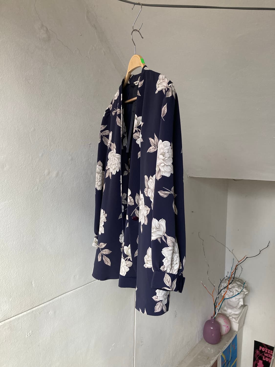 플라워 오버핏 레트로 자켓 상품이미지4