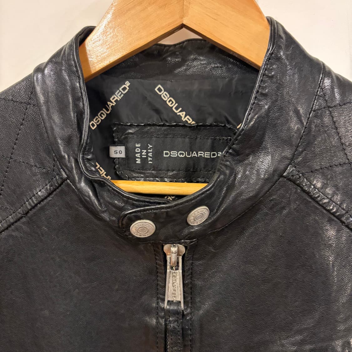 디스퀘어드2 램스킨 레더자켓 50 상품이미지2